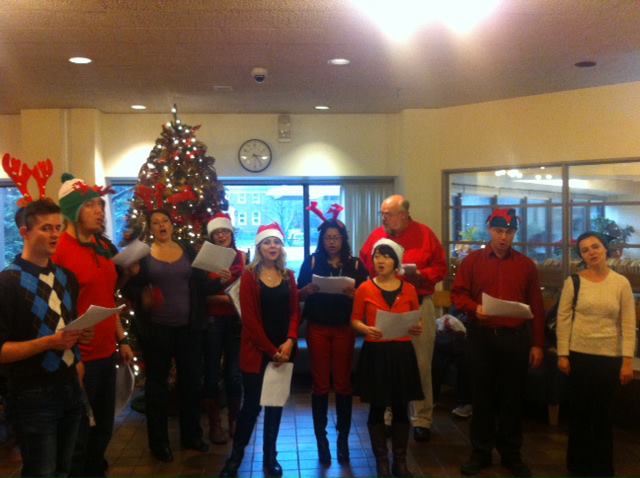 E.W. Bickle Centre Christmas Carol Singing December 2012