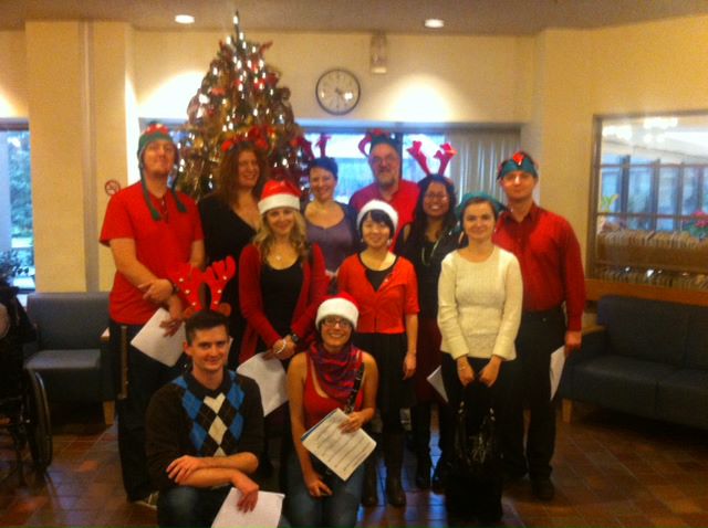 E.W. Bickle Centre Christmas Carol Singing December 2012