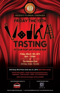 Friday the 13th Vodka Tasting with The Rotaract Club of Toronto 