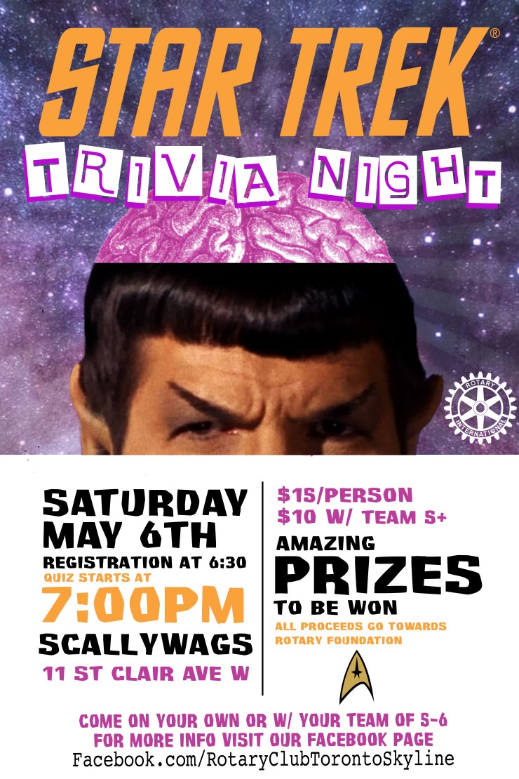 TRIVIAposterRotaryStarTrekSpock